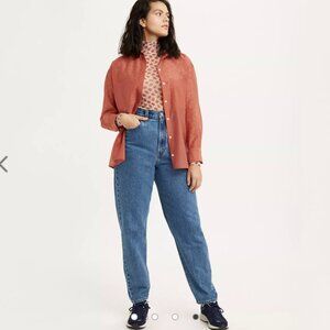 Levis High Loose Taper Medium Wash Jeans